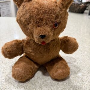 Plush Brown Teddy Bear Stuffed Animal - Soft Cuddly Companion